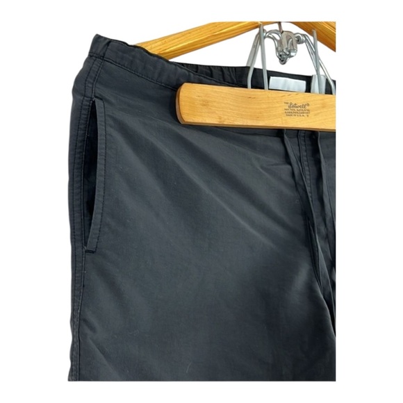 L.L. Bean Charcoal Gray Drawstring Pull On Swim Shorts Swim Cover Lined Size XS - Picture 2 of 7